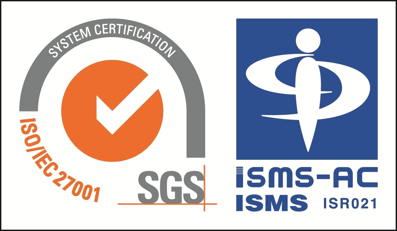 ISO/IEC 27001（ISMS）認証マーク — SGS / ISMS-AC ISR021
